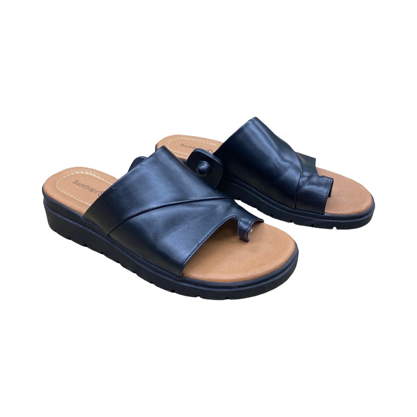 Sandals Flats By Baretraps In Black, Size:7