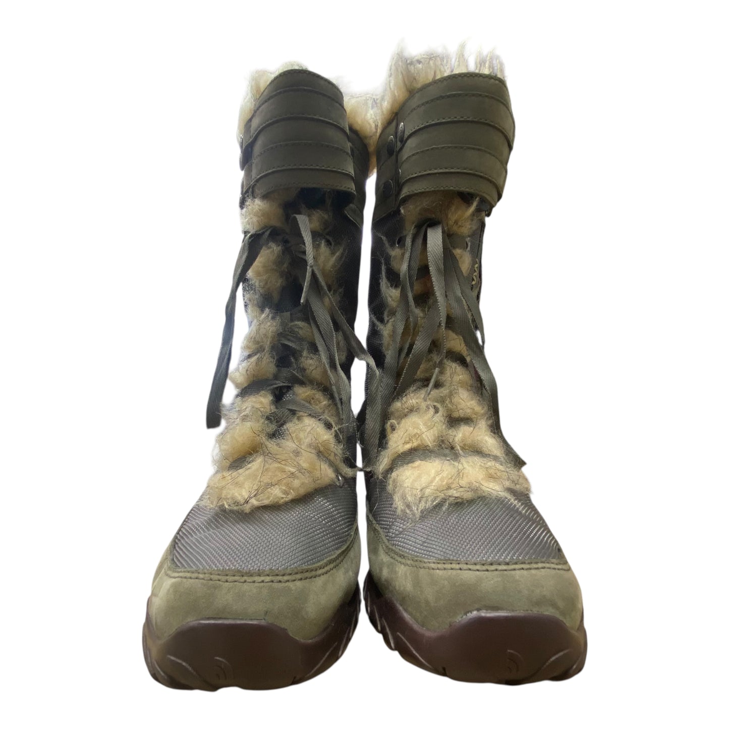 Boots Snow By The North Face In Green, Size:8.5