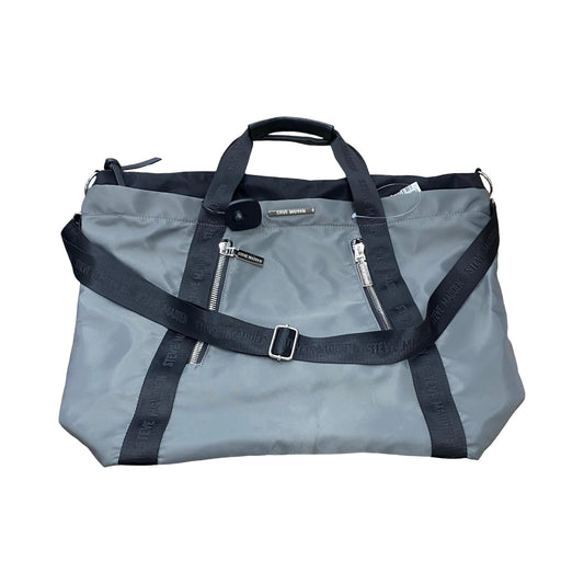 Handbag By Steve Madden In Black & Grey, Size:Large