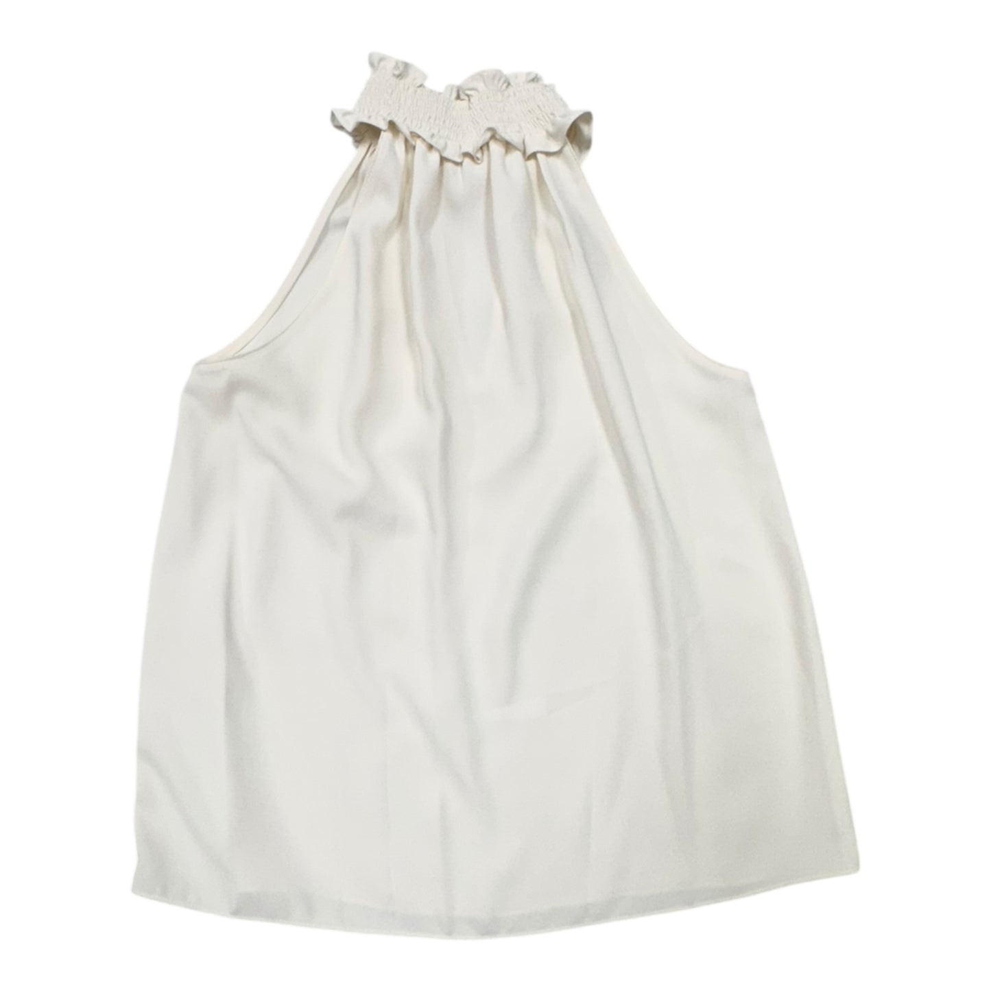 Top Sleeveless By Amanda Uprichard Designer In Cream, Size:S