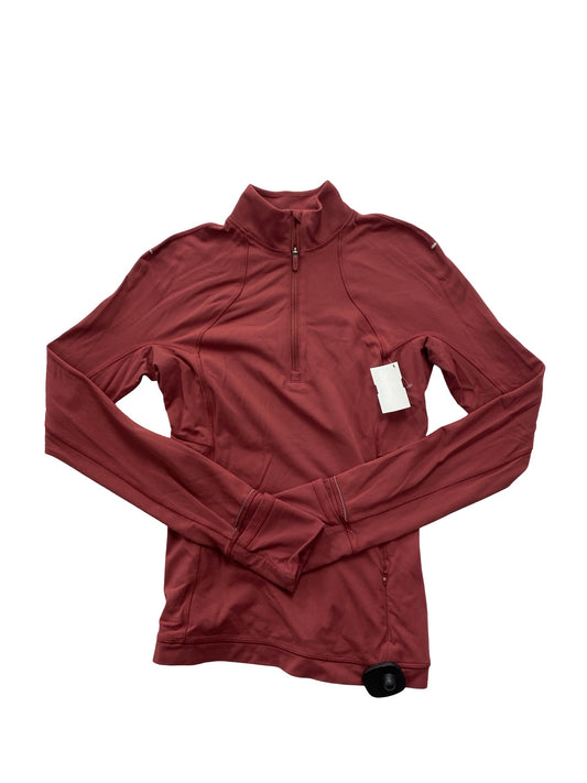 Athletic Top Ls Collar By Lululemon In Mauve, Size:4