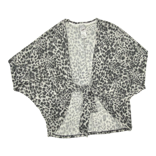 Sweater Cardigan By Chicos In Animal Print, Size:S