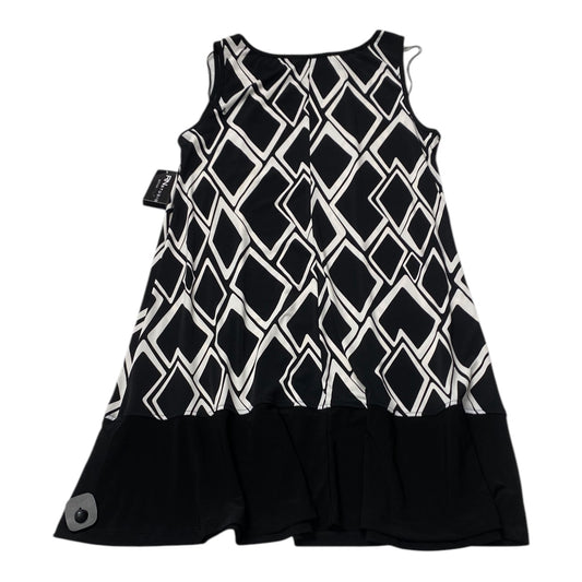 Dress Casual Midi By Ronnie Nicole In Black & White, Size:Xl