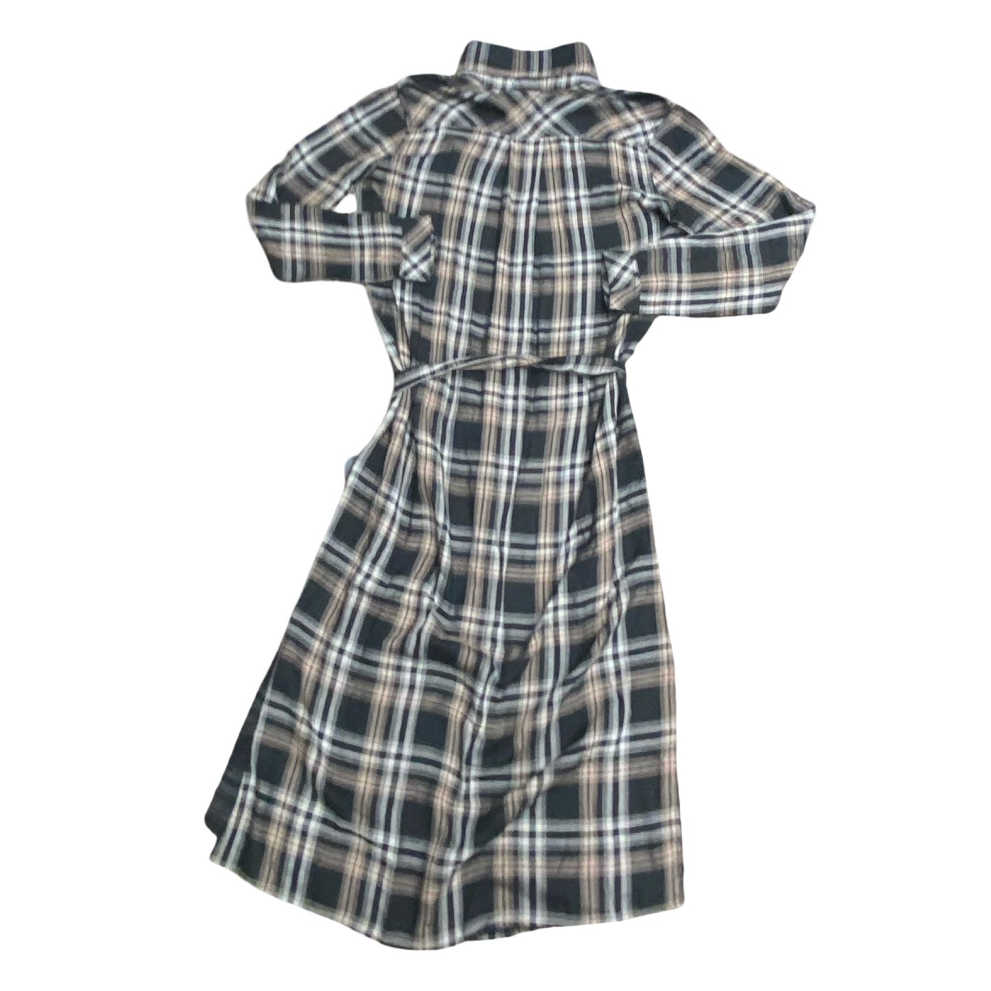 Dress Casual Maxi By Cloth & Stone In Plaid Pattern, Size:M