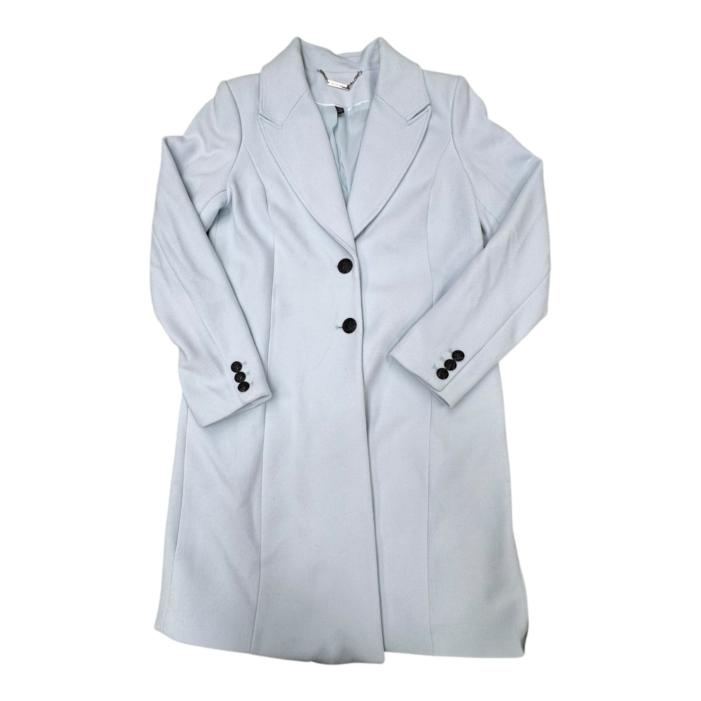 Coat Trench Coat By White House Black Market In Blue, Size:M