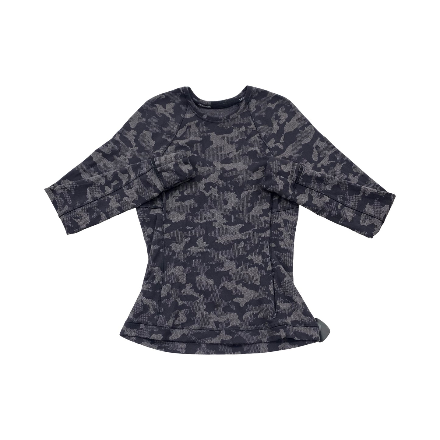 Athletic Top Ls Crewneck By Lululemon In Camouflage Print, Size:6