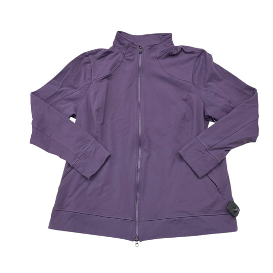 Athletic Jacket By Duluth Trading In Purple, Size:2X