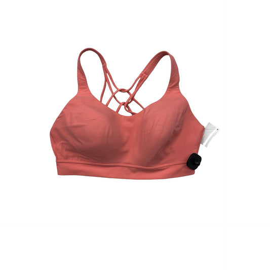 Athletic Bra By Athleta In Pink, Size:L