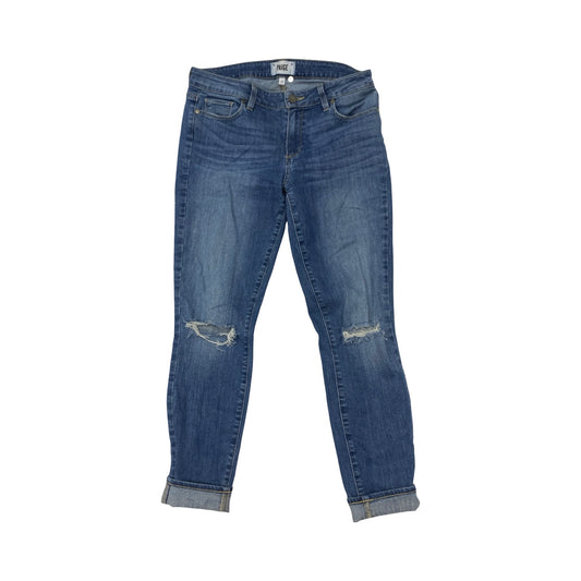 Jeans Skinny By Paige In Blue, Size:10