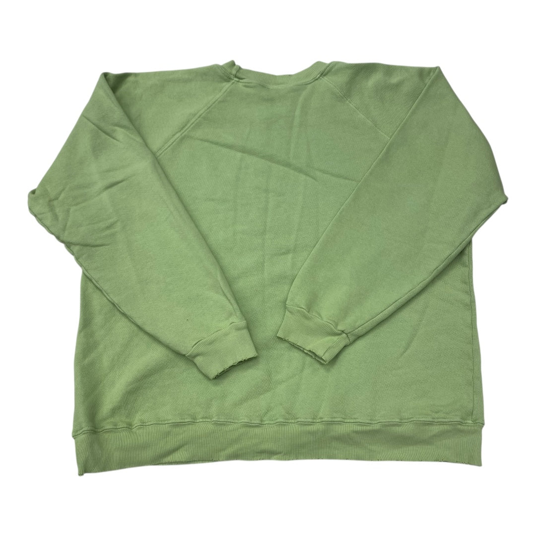 Sweatshirt Crewneck By Cmc In Green, Size:L