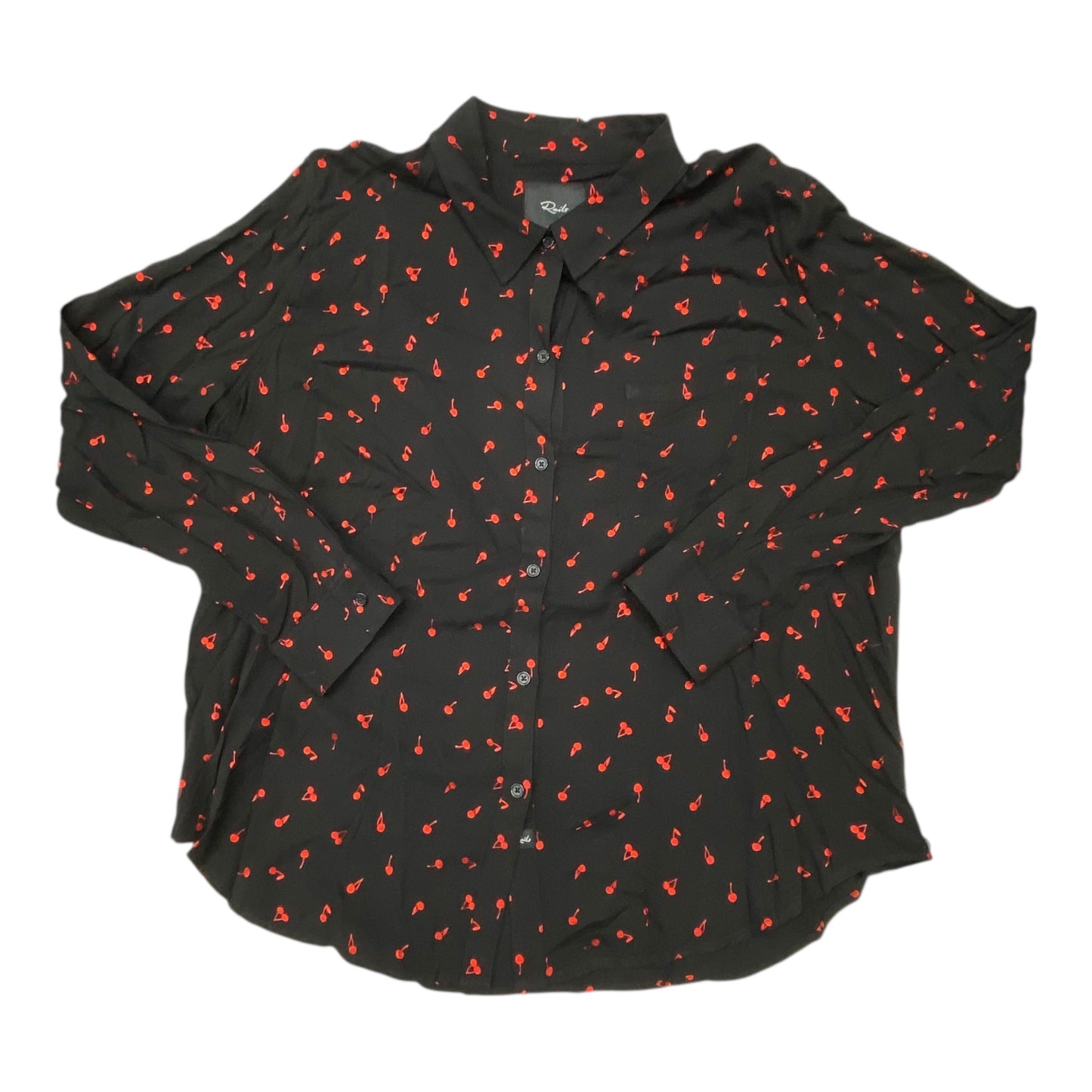 Top Ls By Rails In Black & Red, Size:Xl