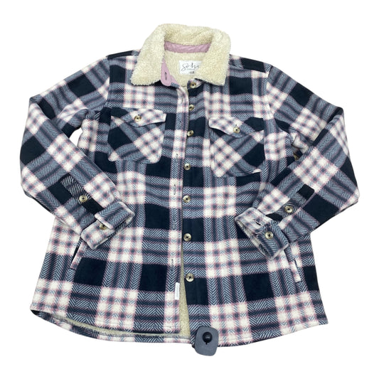 Jacket Shirt By Soho Threads In Plaid Pattern, Size:Sp