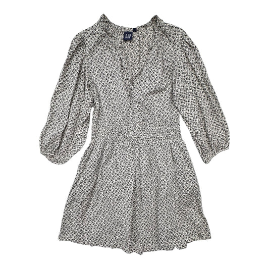 Dress Casual Midi By Gap In Black & White, Size:M