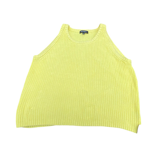 Vest Sweater By 525 America In Yellow, Size:M