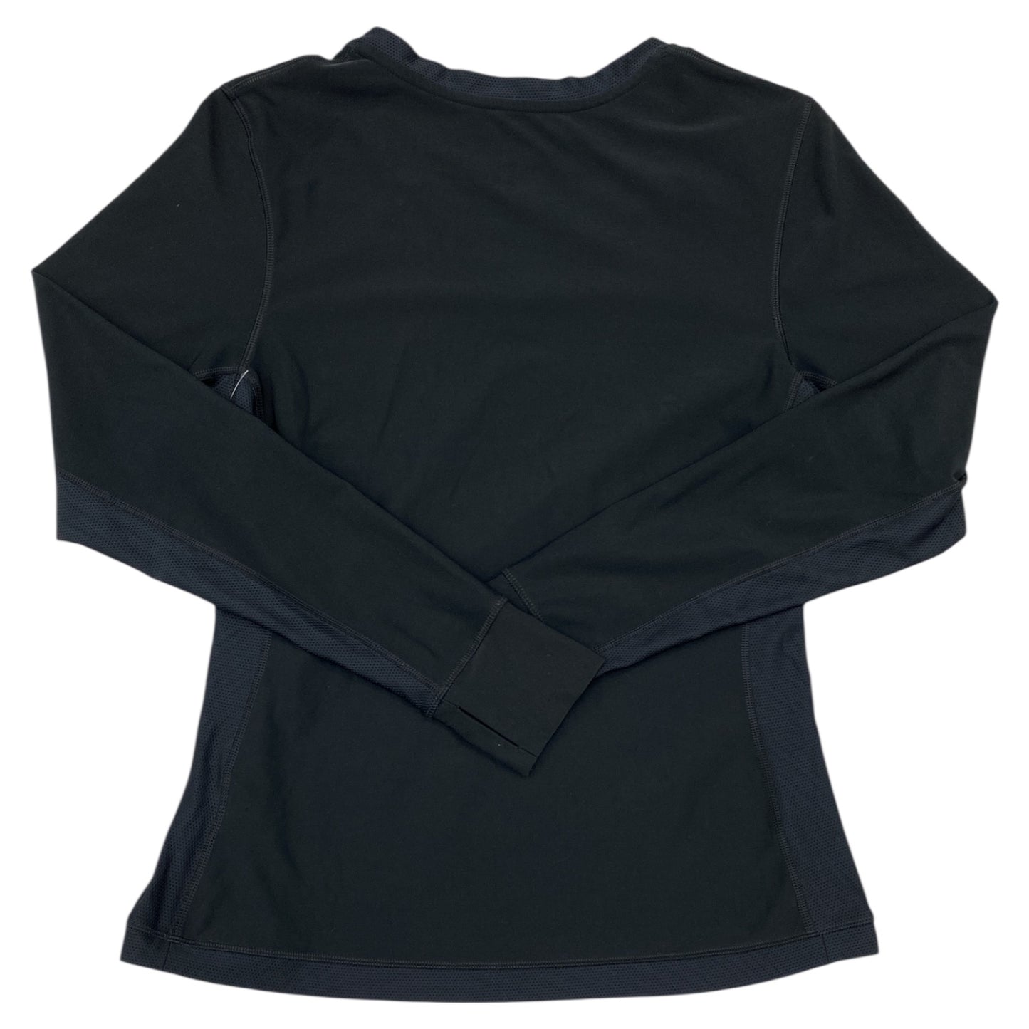 Athletic Top Ls Crewneck By Nike In Black, Size:M
