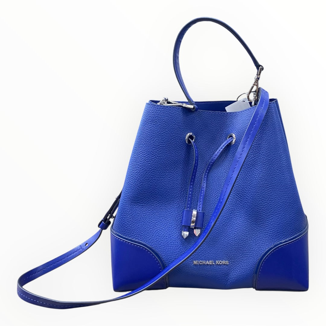Handbag Designer By Michael Kors In Blue, Size: Medium