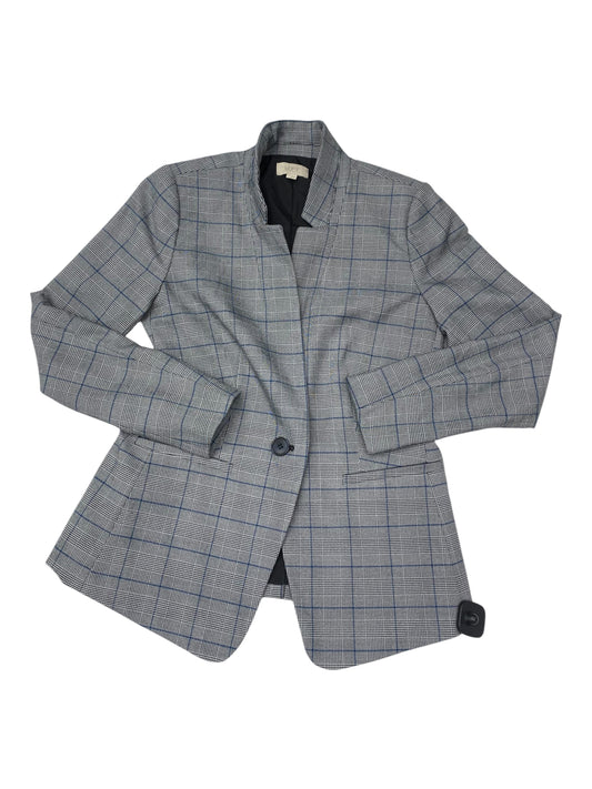 Blazer By Loft In Plaid Pattern, Size:4