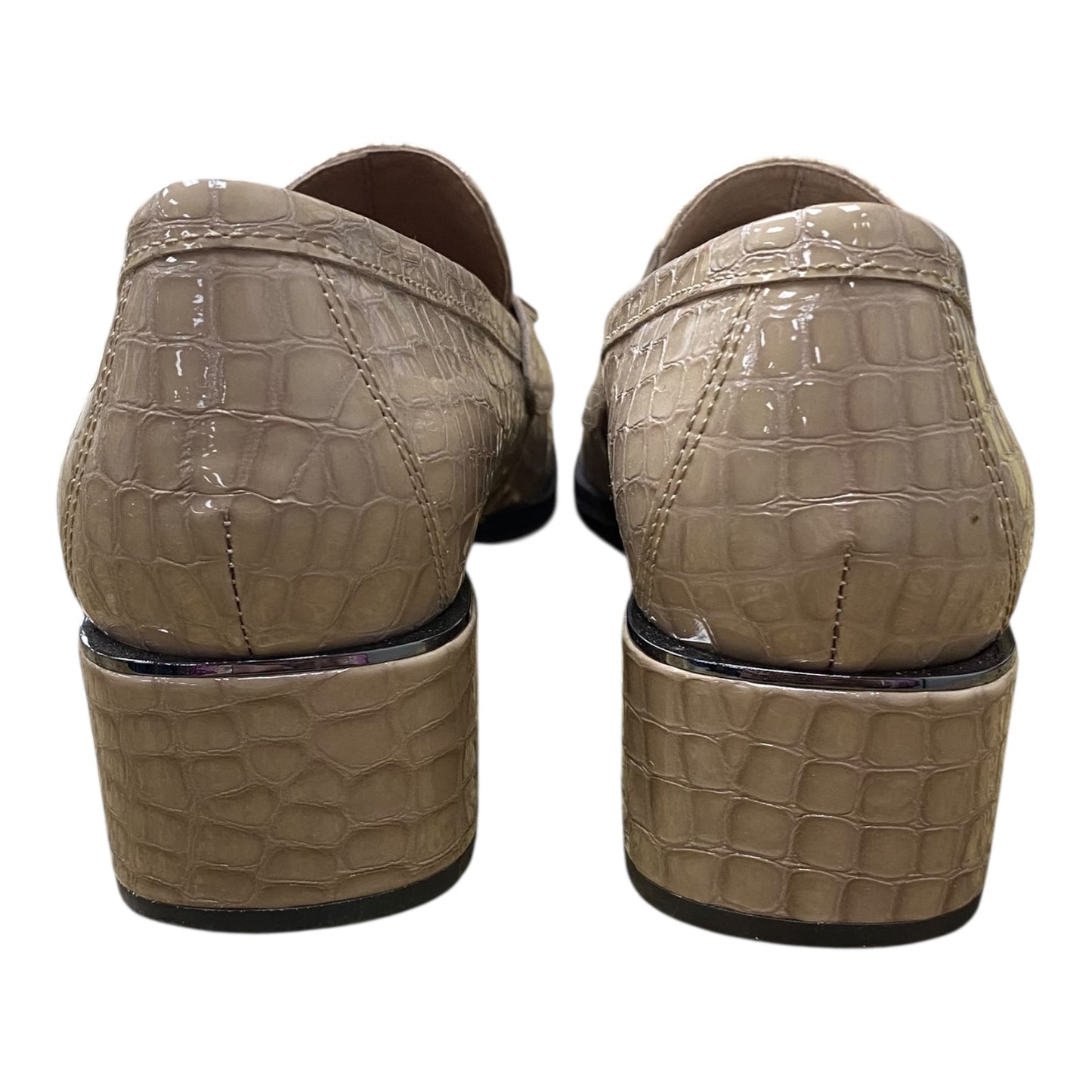 Shoes Heels Block By Donald Pliner In Cream, Size:8.5