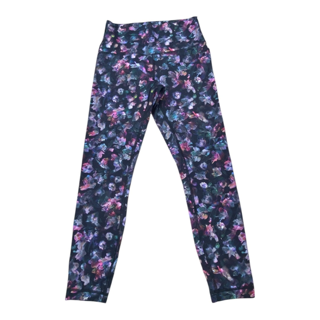 Athletic Leggings By Lululemon In Floral Print, Size:6