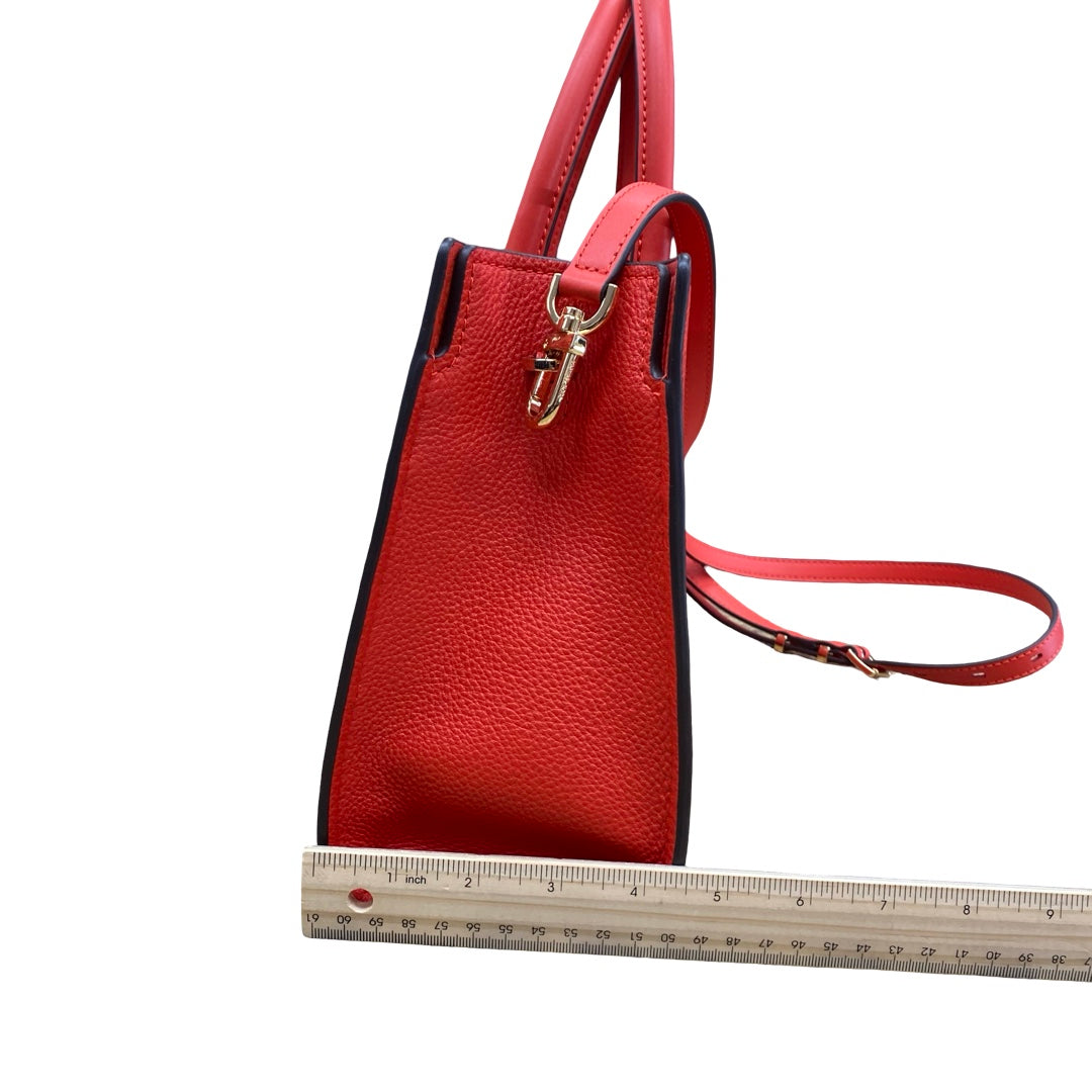 Handbag Designer By Michael Kors In Red, Size:Medium