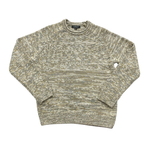 Sweater By Liverpool In Grey & Tan, Size:M