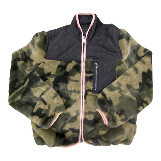 Jacket Faux Fur & Sherpa By Rails In Camouflage Print, Size:Xs