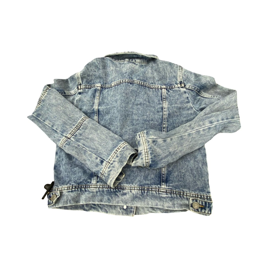 Jacket Denim By Free People In Blue, Size:Xs