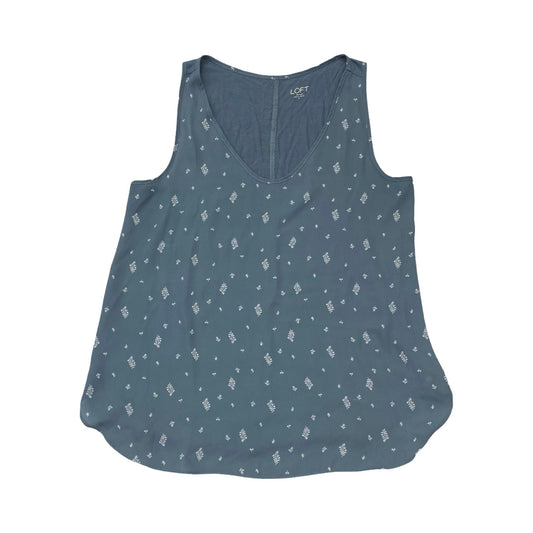 Top Sleeveless By Loft In Grey, Size:M