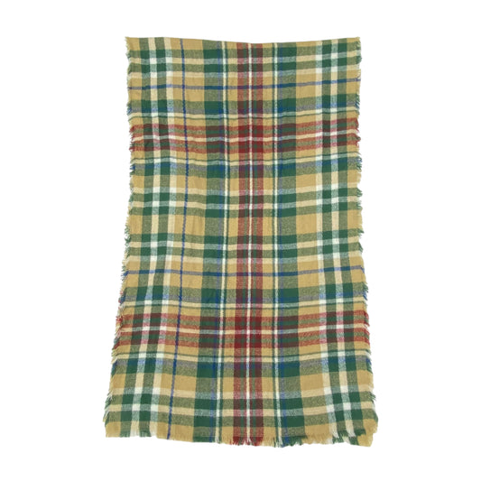 Scarf Long By Clothes Mentor In Plaid Pattern