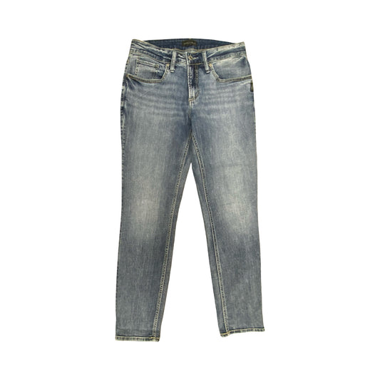 Jeans Boyfriend By Silver In Blue Denim, Size:6
