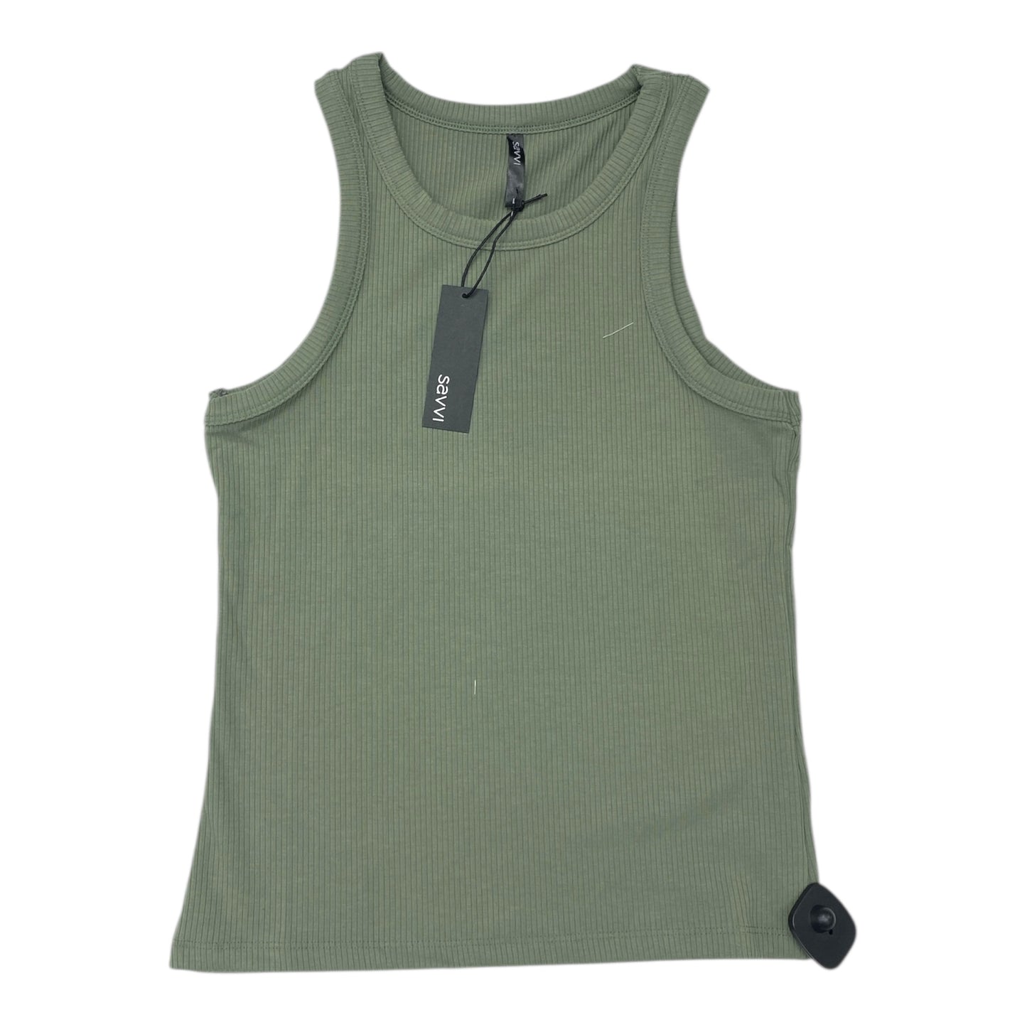 Top Sleeveless By Savvi In Green, Size:L