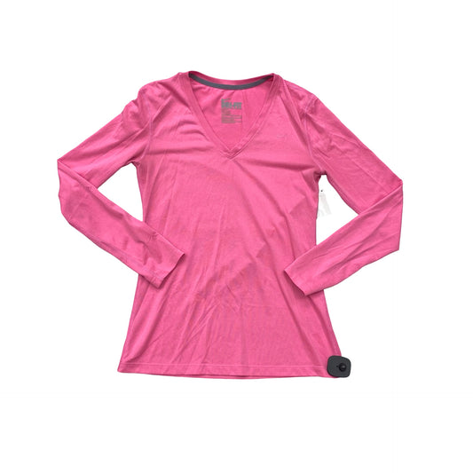 Athletic Top Ls Crewneck By Nike In Pink, Size:S