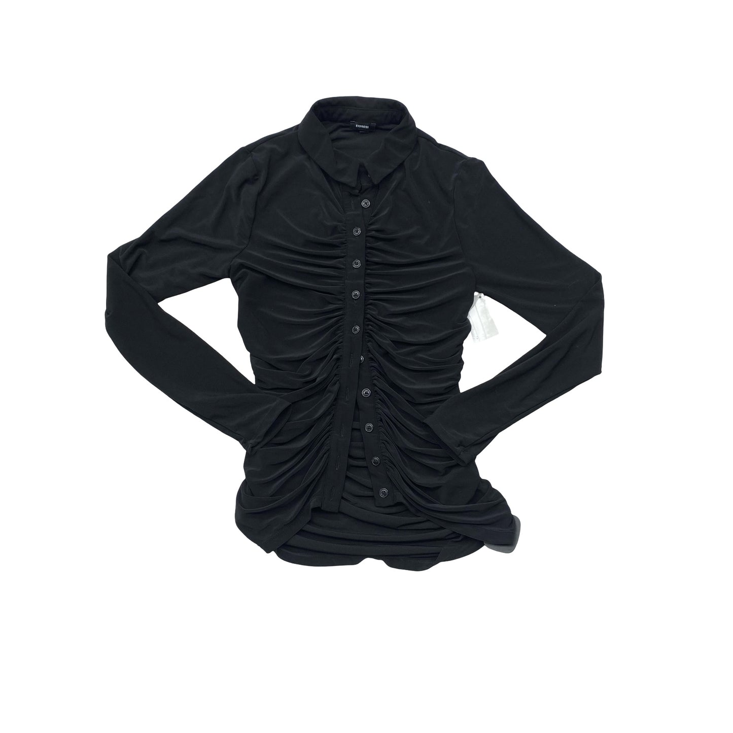Top Ls By Express In Black, Size:Xs