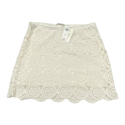 Skirt Midi By Abercrombie And Fitch In Cream, Size:Xl