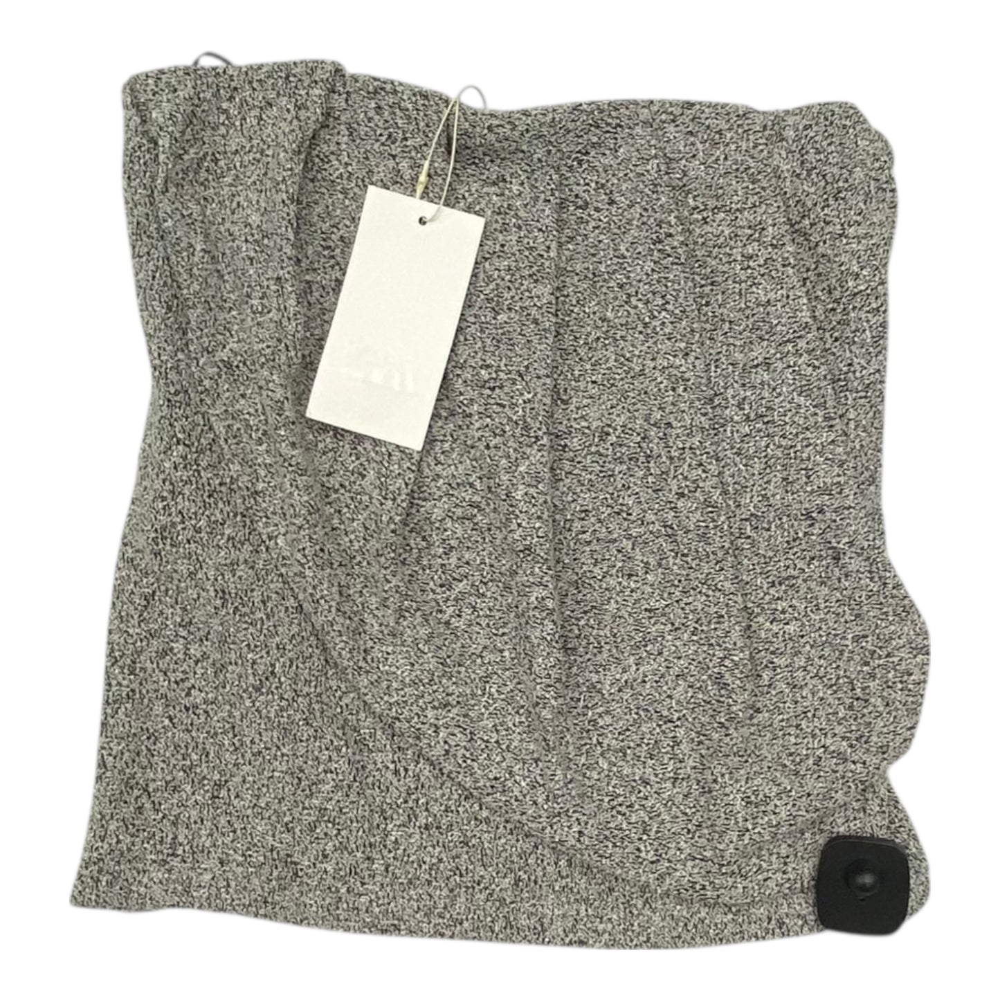 Top Sleeveless By Zara In Black & Grey, Size:M