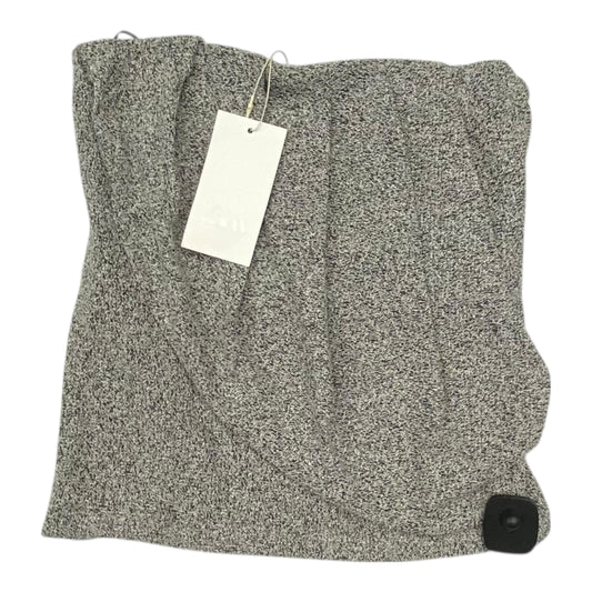 Top Sleeveless By Zara In Black & Grey, Size:M