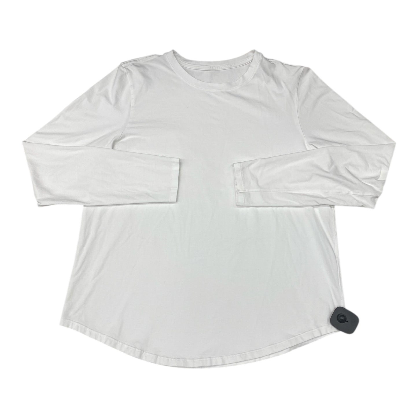 Athletic Top Ls Crewneck By Lululemon In White, Size:L
