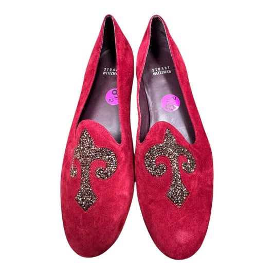 Shoes Designer By Stuart Weitzman In Red, Size:8.5