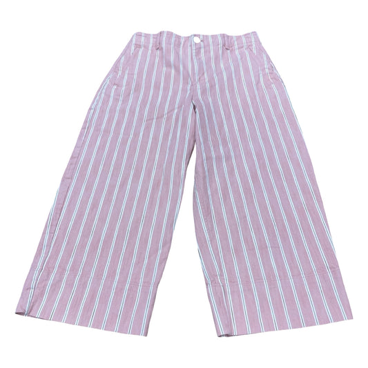 Pants Wide Leg By Banana Republic In Striped Pattern, Size:6P