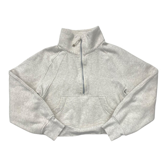 Athletic Sweatshirt Collar By Lululemon In Grey, Size:Xs