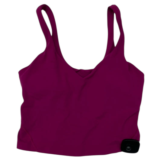 Athletic Bra By Lululemon In Pink, Size:6