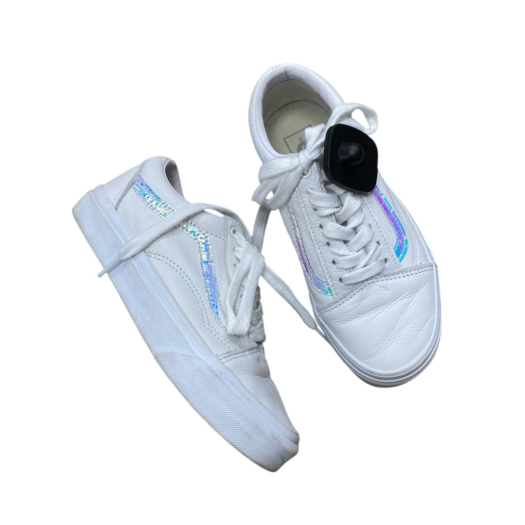 Shoes Sneakers By Vans In White, Size:6