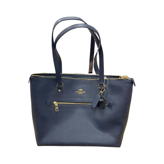 Handbag Designer By Coach In Blue, Size:Large