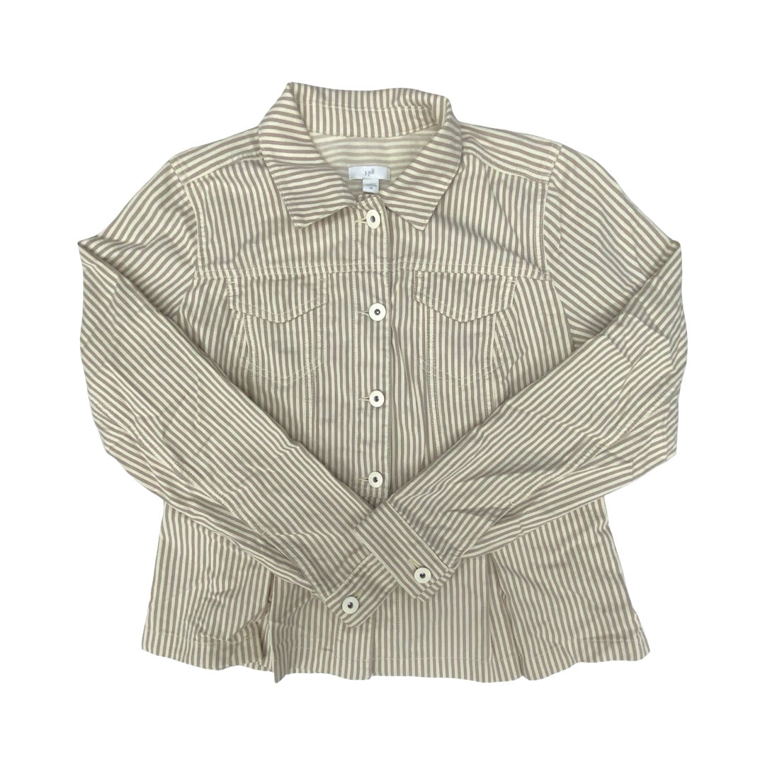 Blazer By J. Jill In Striped Pattern, Size:Xs