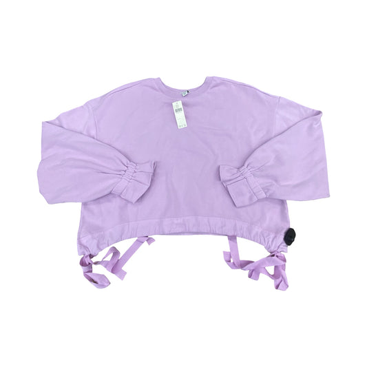 Sweatshirt Crewneck By Maeve In Purple, Size:M