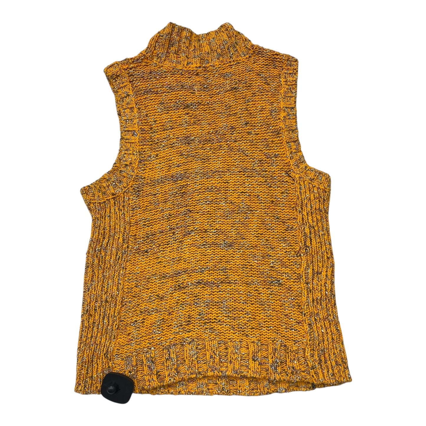 Top Sleeveless By Anthropologie In Grey & Yellow, Size:M