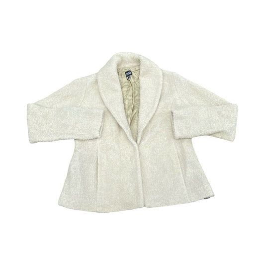 Jacket Faux Fur & Sherpa By Eileen Fisher In Tan, Size:S