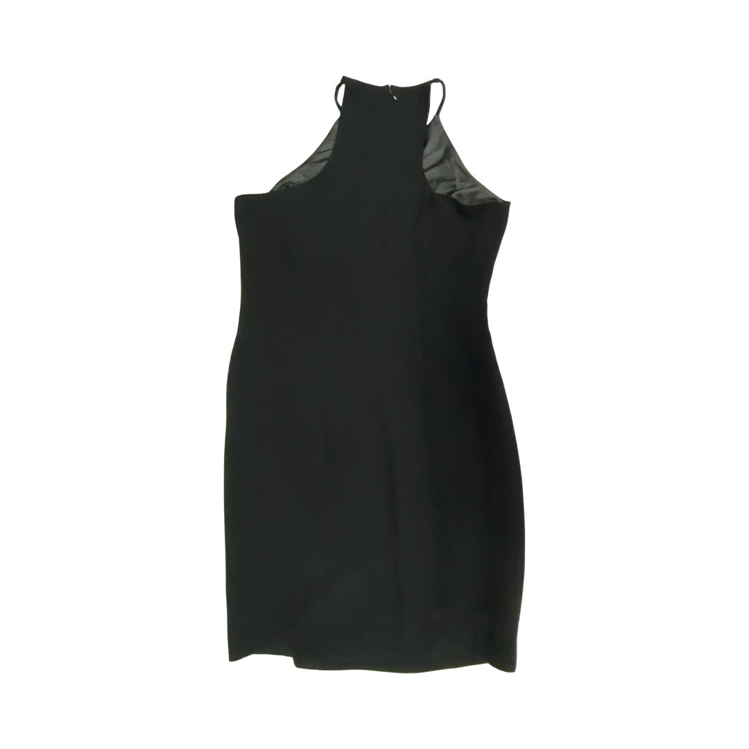 Dress Casual Midi By Calvin Klein In Black, Size:6