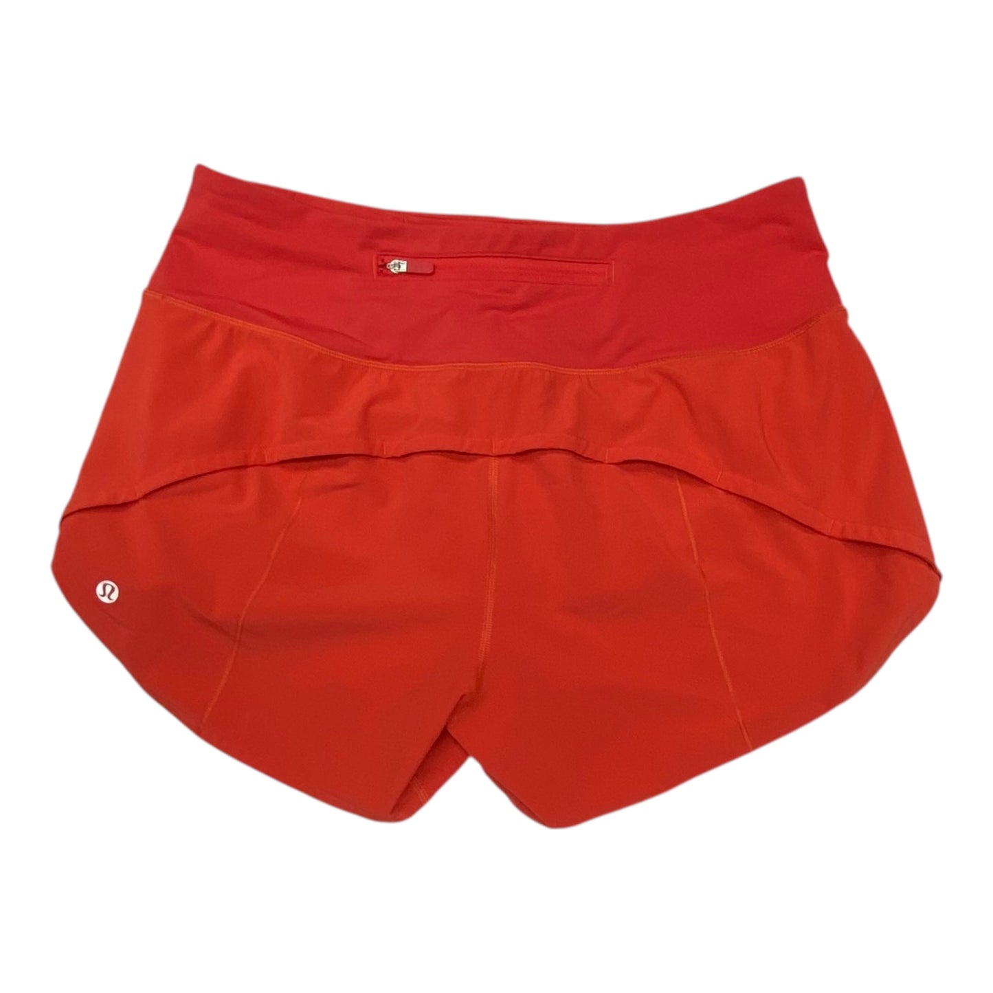 Athletic Shorts By Lululemon In Red, Size:6L