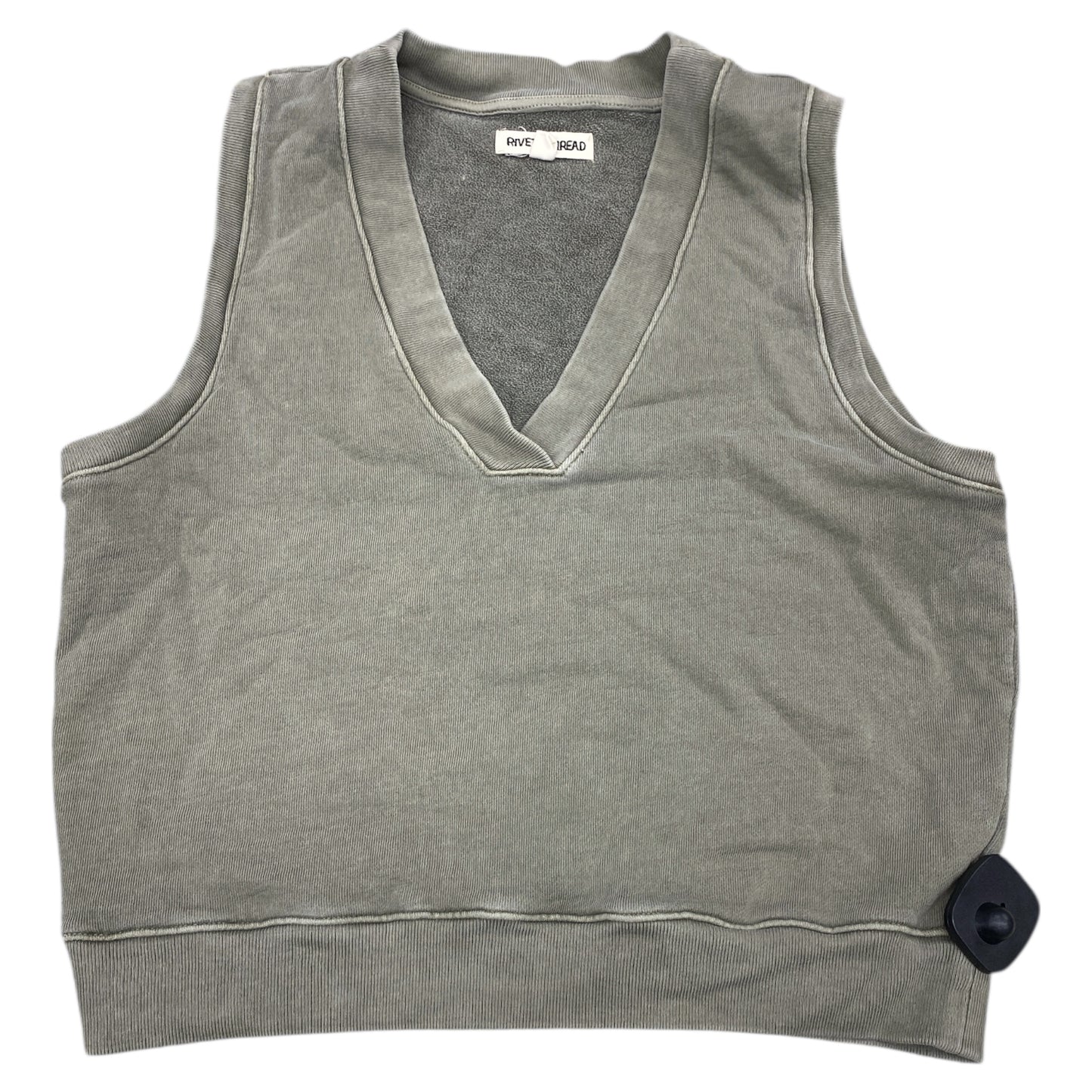 Top Sleeveless By Clothes Mentor In Green, Size:M